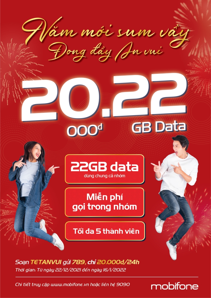 Đón Tết an vui với gói cước data ‘khủng’ từ MobiFone - Ảnh 1.