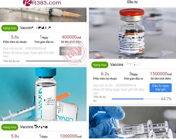 Lừa đảo đầu tư vaccine nhận lãi “khủng” - Ảnh 1.