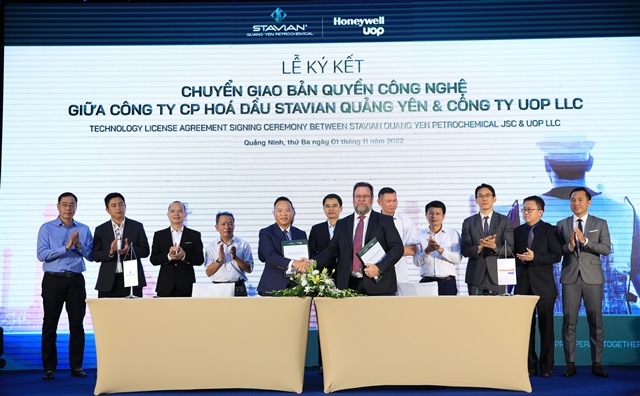 Stavian Quảng Yên nhận chuyển giao bản quyền công nghệ lọc hóa dầu - Ảnh 2.