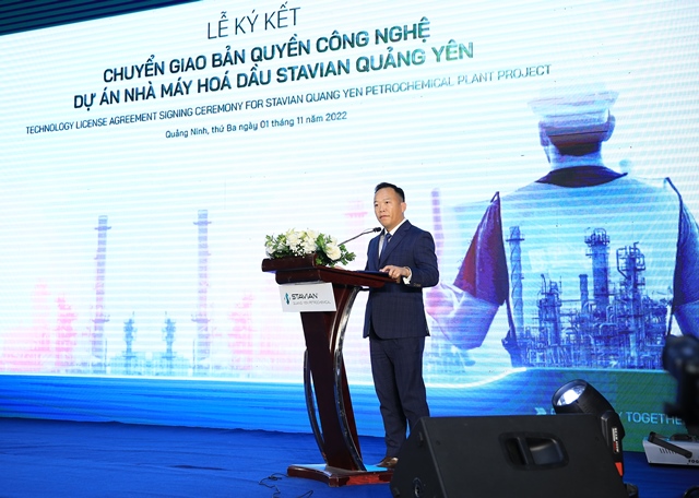 Stavian Quảng Yên nhận chuyển giao bản quyền công nghệ lọc hóa dầu - Ảnh 1.