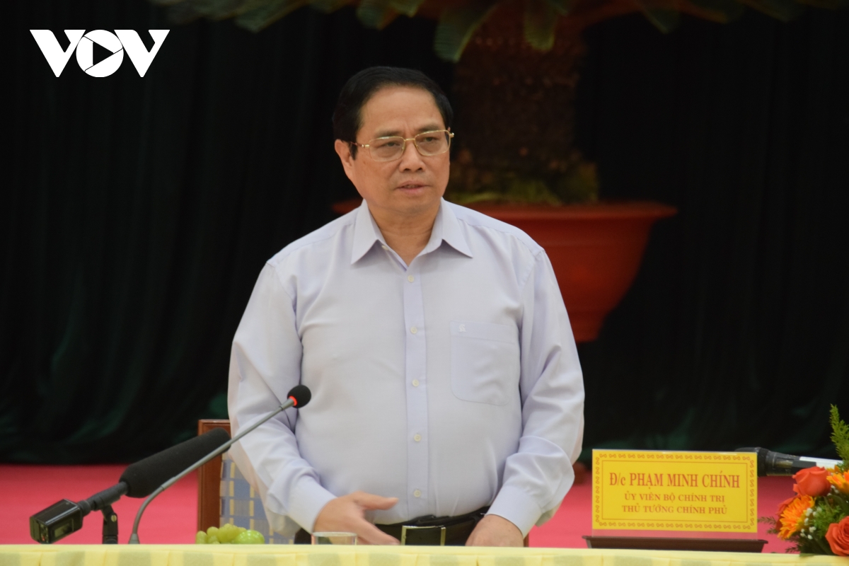 Thủ tướng Phạm Minh Chính làm việc với lãnh đạo chủ chốt tỉnh Ninh Thuận - Ảnh 1.