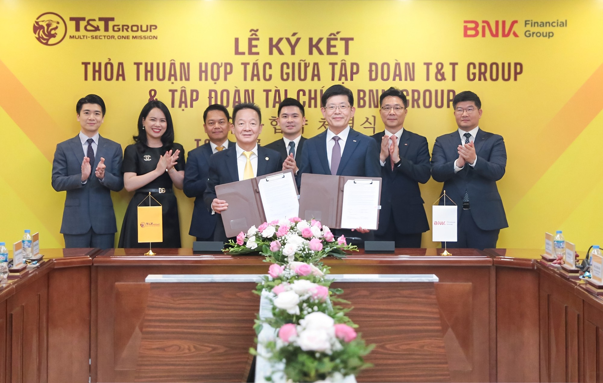 T&T Group và Ngân hàng SHB hợp tác với Tập đoàn tài chính hàng đầu Hàn Quốc- Ảnh 1.