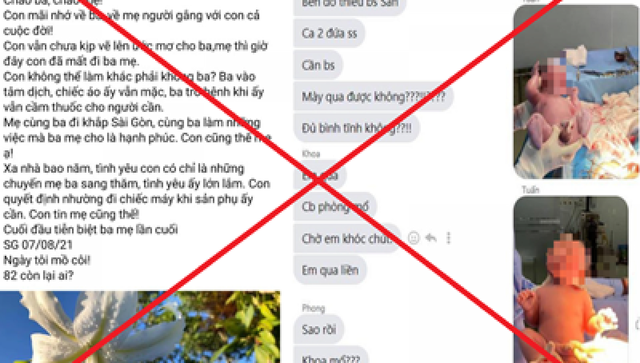 Thông tin bác sĩ “nhường máy thở của người thân cứu mẹ con sản phụ&quot; là hư cấu - Ảnh 1.