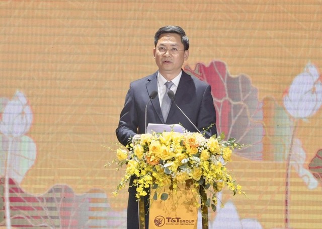 Ông Hà Minh Hải, Phó Chủ tịch UBND thành phố Hà Nội phát biểu tại buổi lễ