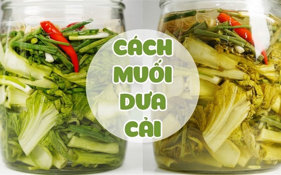 Cách muối dưa cải ngon, giòn, không váng