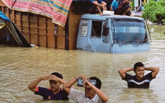 Lũ lụt ở Indonesia khiến 3 người thiệt mạng, 31.000 người sơ tán