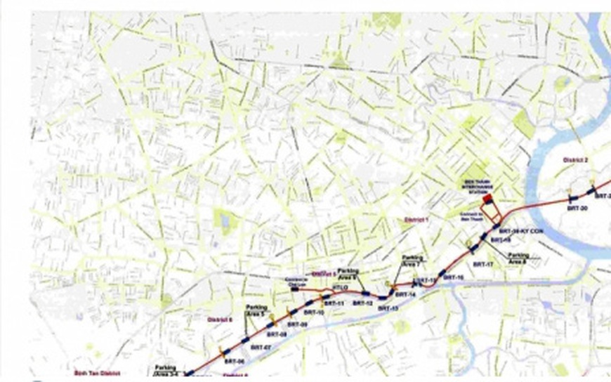 TP.HCM đề xuất làm buýt xanh chất lượng cao với làn ưu tiên thay thế BRT