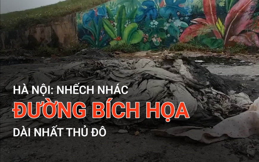 Hà Nội: Nhếch nhác đường bích họa dài nhất thủ đô